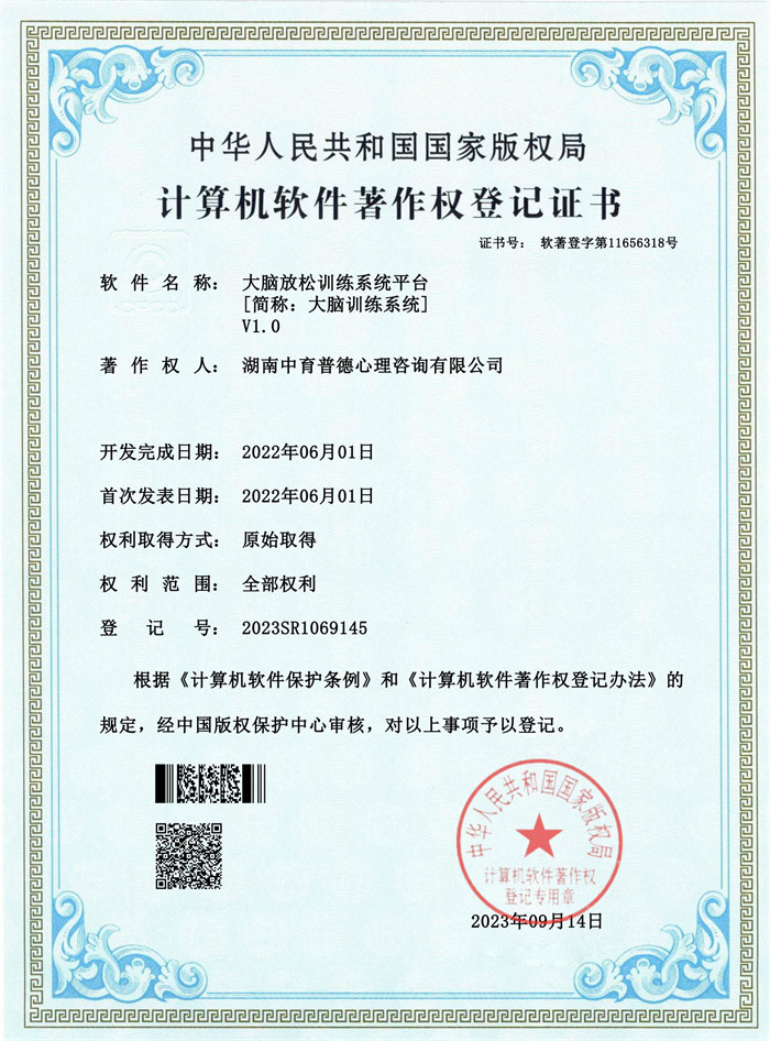 大脑放松训练系统平台